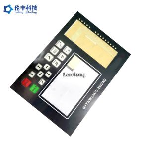 Custom Engine Controller Membrane Switch And Panel 3M467 Adhesive
