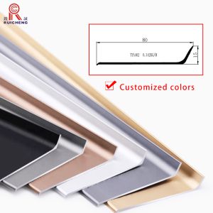 Aluminum Skirting Board Waterproof Silver Wall Protection 4 Inch