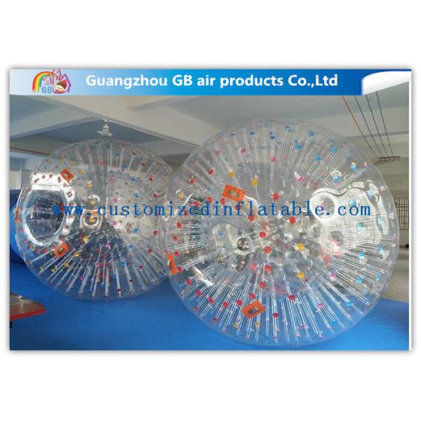 Big Transparent Inflatable Bubble Ball / Hamster Ball Popular Adults Soccer