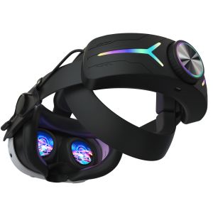 New for Meta Quest 3 With RGB Headset and VR Headset With 8000mAh for Meta Quest