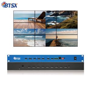 Quality 4K60 4 In 9 Out Video Wall Controller Processor Seamless Switch PIP Roaming for sale