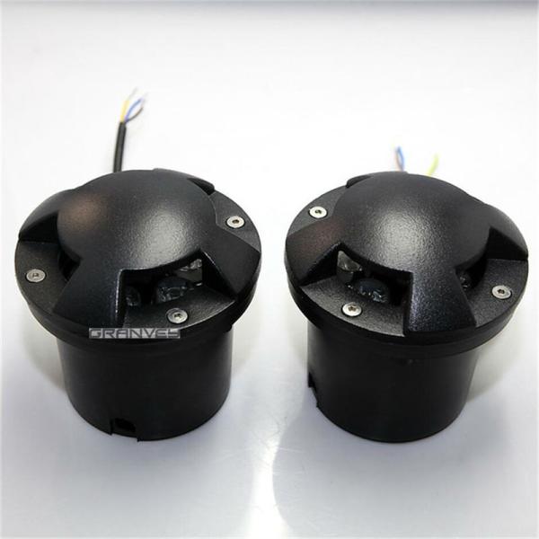 Waterproof 1-4 Angles Adjustable Underground Buried Landscape Light For Ground Garden