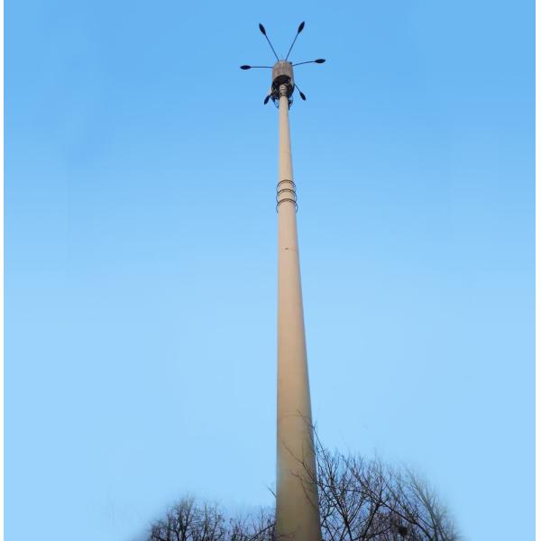 Buy 45M Steel Microwave Monopole Transmission Line Tower at wholesale prices