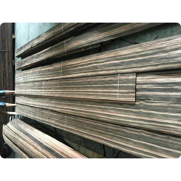 Buy Quarter wood veneer Door Skin Makassar Ebony wood veneer at wholesale prices
