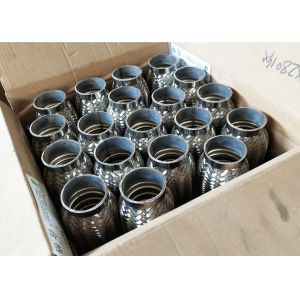 Mufflers Double Braided Stainless Steel Exhaust Flex Pipe