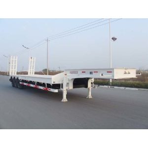7 Axles Self Dumping Low Bed Truck Semi Trailer