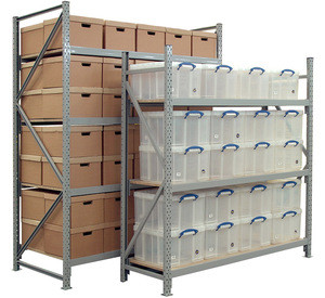 Welded Frame Widespan Light Duty Wide Span Shelving / Commercial Warehouse