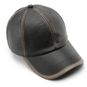 Fashional Classical Solid Color PU Baseball Cap
