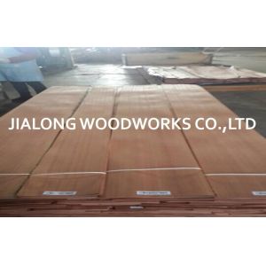 Sliced Cut Natural Quarter Cut Veneer Sapele / Sapelli Wood Veneer Sheet