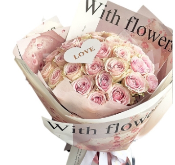 Impressionist Atmosphere Flower Wrapping Paper