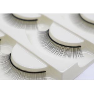 Handmade Training 8cm Natural Fake Eyelashes For Beauty Salon