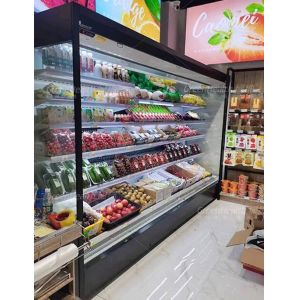 Manufacturer Supply Large Open Chiller Display Air Cooling for Supermarket