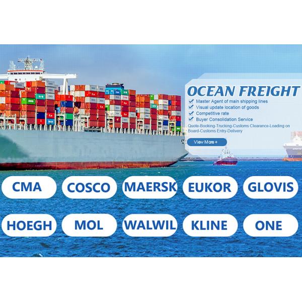 Professional ocean freight forwarding 40FR/40OT Full Container Load Ocean Freight China To ITAJAI