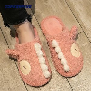 Tear Resistant Indoor Plush Fur Slippers For Lady