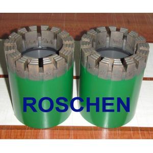 HTW Diamond Core Drill Bits For Soft To Hardness Rock Formation Exploration Core