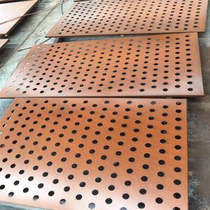 Material Low Alloy Corten Steel Plate Wall Sheet With Laser Cutting