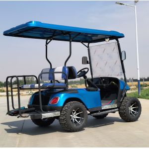 Golf Cart Supplier Rechargeable Classic Trolley Bus 4 Seater Golf Electric Cart