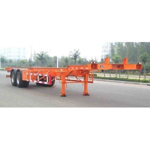 2 3 4 Axles Flatbed Container Chassis Semi Trailer