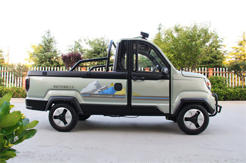 Buy 2000W Electric Pickup Trucks Closed Small Electric Truck Passenger at wholesale prices