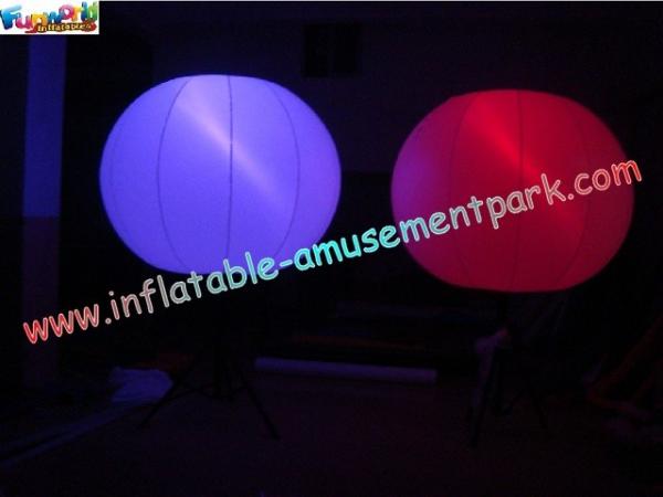 Buy Indoor Colorful LED RGB Inflatable Stage Lighting Decoration Exhibition Illuminated Ball at wholesale prices