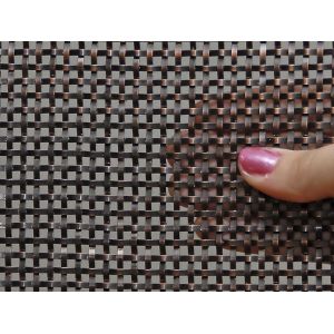 SS Flat Architectural Woven Wire Mesh Metal Screen Facade Weather Resistant