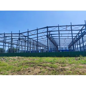 Q355B Grade Durable Design Nice Outlook Prefabricated Steel Structure Constructi