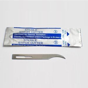 Wholesale Disposable Sterile Carbon Steel Stitch Cutters Blade