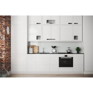100CM Solid Gray Kitchen Cabinets With White Countertops Furniture