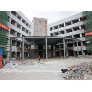 5 Floors Steel Frame Office Building Structure / Residential House