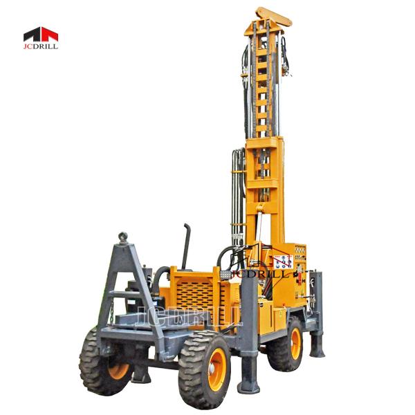 Buy Twd200 Rock Portable Water Well Rig Diesel Engine Trailer Mounted Borehole at wholesale prices