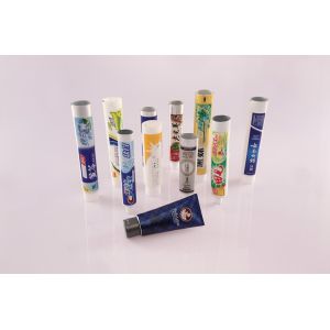 Quality Aluminum / Plastic Laminated Toothpaste Tube 65mm - 110mm Length Ф16 - Ф19 for sale