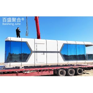 Camping Guesthouse Steel Structure Space Capsule For Hotel