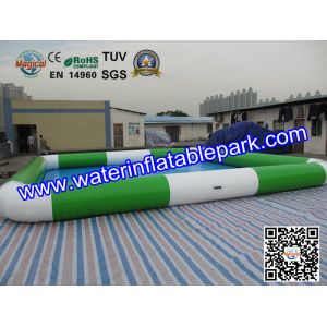 Amusement Park Square Inflatable Water Pool Facilities 7m x 7m