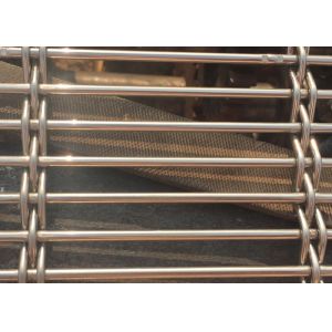 Screen Dividers Architectural Woven Wire Mesh Barrette Weave PVD Coating