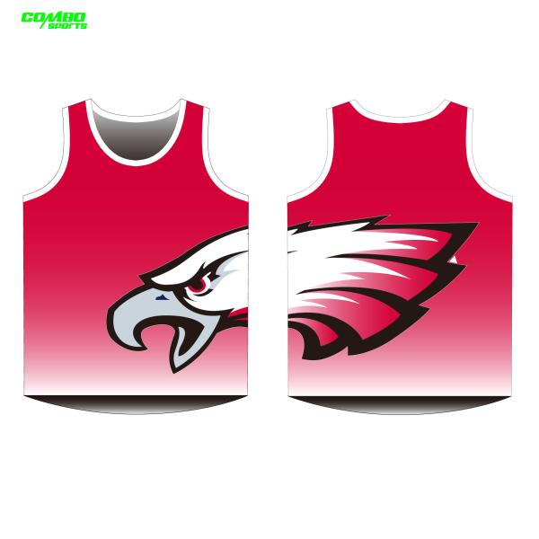 Buy Digital Print Round Neck Singlet , 100gsm Mens Football Teamwear at wholesale prices