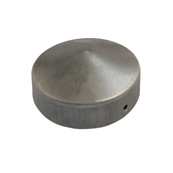 Decorative 90mm 6 Inch Round Fence Post Caps 2.75" Metal