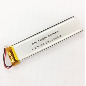China headlight Custom LiPo Battery 1C 3.7V 1600mAh Lithium Battery on sale