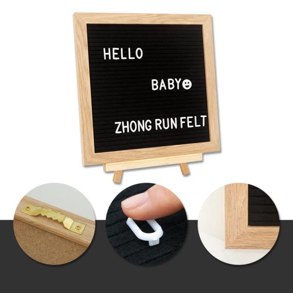 White Frame Sign Menu Letters Outdoor Set Stand Changeable Plastic Felt Letter Board