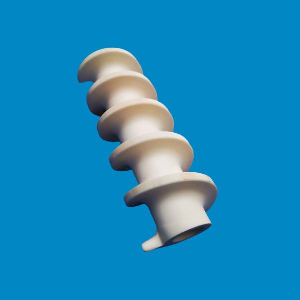 High Purity 95%-99% Alumina Ceramic Screw Conveyor High Precision Wear Resistant