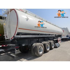 China Oil Transportation Delivery Q235 7000 Gallon Liquid Tanker Trailer on sale