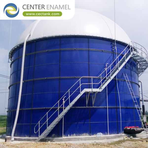 Double Membrane Biogas Holder for a Chemical Wastewater Treatment Plant: Used to