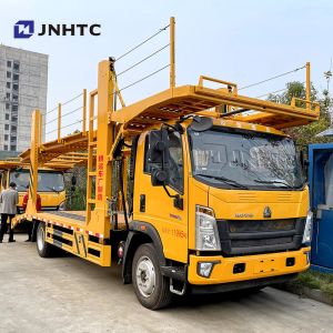 HOWO 4x2 Light Duty Commercial Trucks Vehicle Carrier Transporter 5-8 ton