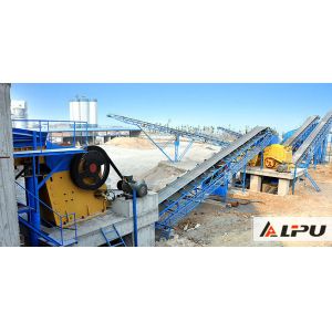 Mini Stone Crusher Equipment / Granite Crushing Plant High Performance