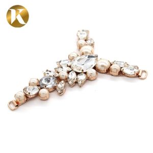 Custom Y Shape Women Shoe Tassel Chain 95mm*85mm Size For Beauty