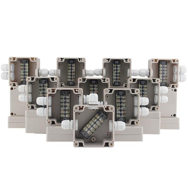 Buy Lighting Cable Wiring Junction Box 83*81*56mm Electric Distribution Enclosure Waterproof with Connectors at wholesale prices