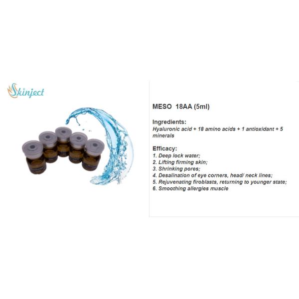 Transparent Anti Aging Mesotherapy Solution Colorless