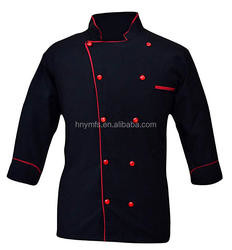 Double Buttons Unisex Design Pure Cotton Executive Chef Coats