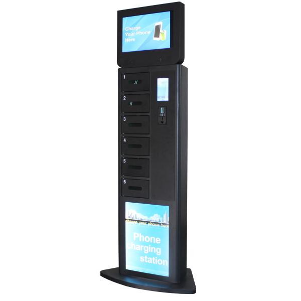 Buy Winnsen Cell Phone Charging Stations 19 inch Big Screen Digital Signage on Topa with Payment Device at wholesale prices
