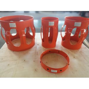 Quality 65Mn Steel Drill Pipe Centralizer , Roller Centralizer API 10D Standard for sale