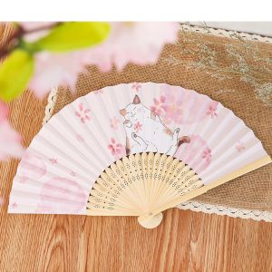 BSBH Custom Folding Hand Fans with Custom Logo Personalized Bamboo Fan